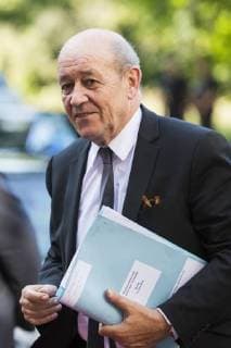 June 11, 2018 - Berlin, Germany - French Foreign Minister Jean-Yves Le Drian arrives for talks in Normandy format on the situation in Ukraine at Villa Borsig in Berlin, Germany on June 11, 2018. Berlin Germany  - ZUMAn230 20180611_zaa_n230_745 Copyright: xEmmanuelexContinix