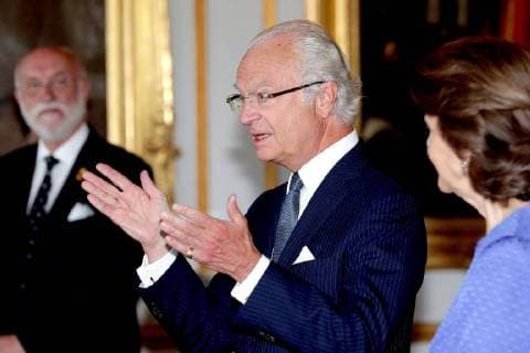 Medal presentation, Drottningholm Palace, Stockholm, 2018-06-12 Carl Gustav de Suede;Silvia de Suede Stockholm Sweden  588910