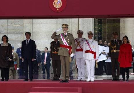 THE KING FELIPE PRESIDES THE CELEBRATION OF THE CHAPTER OF THE REAL AND MILITARY ORDER OF SAN HERMENEGILDO FELIPE OF BORBON AND GREECE 12 06 2018 June 12 2018 King Felipe attends the celebration of the Military Order of San Hermenegildo in the Monastery of El Escorial in Madrid 888 Cordon Press  EuropaxPress El Rey Felipe preside la celebracion del Capitulo de la Real y M