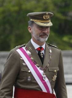 THE KING FELIPE PRESIDES THE CELEBRATION OF THE CHAPTER OF THE REAL AND MILITARY ORDER OF SAN HERMENEGILDO FELIPE OF BORBON AND GREECE 12 06 2018 June 12 2018 King Felipe attends the celebration of the Military Order of San Hermenegildo in the Monastery of El Escorial in Madrid 888 Cordon Press  EuropaxPress El Rey Felipe preside la celebracion del Capitulo de la Real y M