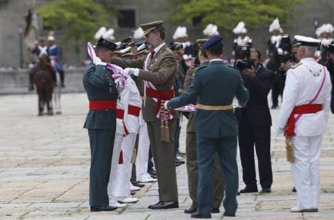 THE KING FELIPE PRESIDES THE CELEBRATION OF THE CHAPTER OF THE REAL AND MILITARY ORDER OF SAN HERMENEGILDO FELIPE OF BORBON AND GREECE 12 06 2018 June 12 2018 King Felipe attends the celebration of the Military Order of San Hermenegildo in the Monastery of El Escorial in Madrid 888 Cordon Press  EuropaxPress El Rey Felipe preside la celebracion del Capitulo de la Real y M