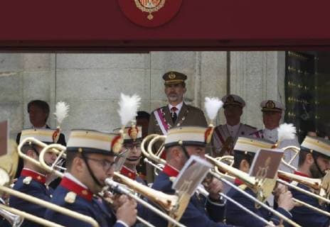 THE KING FELIPE PRESIDES THE CELEBRATION OF THE CHAPTER OF THE REAL AND MILITARY ORDER OF SAN HERMENEGILDO FELIPE OF BORBON AND GREECE 12 06 2018 June 12 2018 King Felipe attends the celebration of the Military Order of San Hermenegildo in the Monastery of El Escorial in Madrid 888 Cordon Press  EuropaxPress El Rey Felipe preside la celebracion del Capitulo de la Real y M