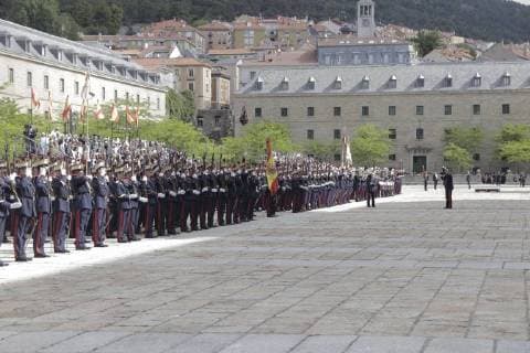 THE KING FELIPE PRESIDES THE CELEBRATION OF THE CHAPTER OF THE REAL AND MILITARY ORDER OF SAN HERMENEGILDO FELIPE OF BORBON AND GREECE 12 06 2018 June 12 2018 King Felipe attends the celebration of the Military Order of San Hermenegildo in the Monastery of El Escorial in Madrid 888 Cordon Press  EuropaxPress El Rey Felipe preside la celebracion del Capitulo de la Real y M