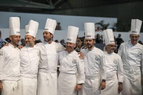 June 12, 2018 - Turin, Piedmont, Italy - Turin, Italy-June 12, 2018: Award ceremony for the Bocuse d Or competition, the world s most famous international cooking competition in Turin. 20 international chefs face off to win a place in the January world final in Lyon Turin Italy - ZUMAg210 20180612_zbp_g210_157 Copyright: xStefanoxGuidix
