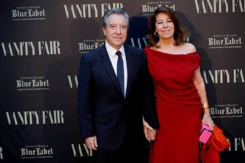 Spanish journalist Inaki Gabilondo, who will receive an award tonight, poses at the photocall of the 2nd Vanity Fair International Journalism Award with wife Lola Carretero, in Madrid, Spain, 12 June 2018. Vanity Fair Journalism Awards in Madrid !ACHTUNG: NUR REDAKTIONELLE NUTZUNG!  Copyright: xJuanJoxMartinx MAD02 20180612-636644349445813087