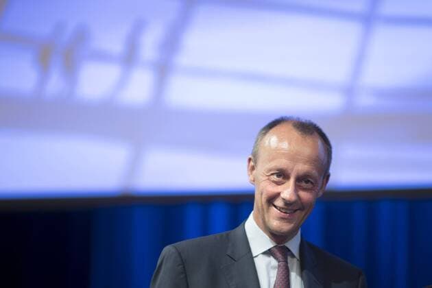 Friedrich Merz, Wirtschaftsrat CDU DEU, Deutschland, Germany, Berlin, 12.06.2018 Friedrich Merz, Vorsitzender der Atlantik-Bruecke, beim Wirtschaftsrat CDU auf dem Wirtschaftstag 2018 unter dem Motto Wachstum, Wettbewerbsfaehigkeit, Waehrungsunion - Zukunftsthemen anpacken in Berlin. Portrait Friedrich Merz, head of the Atlantik-Bruecke, during the Wirtschaftsrat CDU, the CDU Economics Conference of the Economic Council Wirtschaftsrat in Berlin, Germany. The Economic Council is a German business association representing the interests of more than 11,000 small and medium sized firms, as well as larger multinational companies.