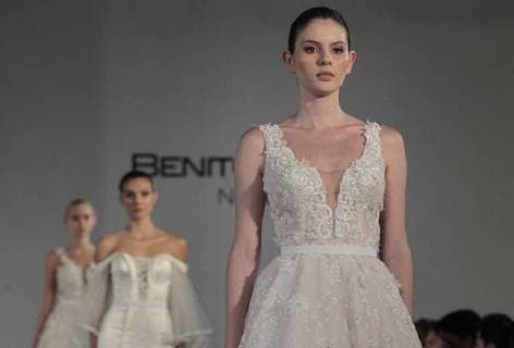 Entertainment Bilder des Tages A model presents a creation by Mexican designer Benito Santos during the Mexico Bridal Fashion By Vogue wedding dress parade in Mexico City, Mexico, 13 June 2018. Mexico Bridal Fashion By Vogue 2018 !ACHTUNG: NUR REDAKTIONELLE NUTZUNG!  Copyright: xMARIOxGUZMANx MEX20 20180613-636645297369173517