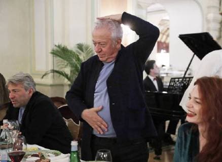 Entertainment Bilder des Tages MOSCOW, RUSSIA - JUNE 13, 2018: Grigory Kovalevsky, director of the Moscow Virtuosi State Chamber Orchestra, attends a party after a concert by opera stars ahead of the 2018 FIFA World Cup, at the GUM Department Store. Mikhail Metzel TASS  TS084054