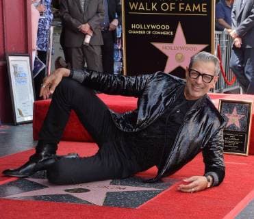 Entertainment Themen der Woche KW24 Entertainment Bilder des Tages Actor Jeff Goldblum poses for photographers during an unveiling ceremony honoring him with the 2,638th star on the Hollywood Walk of Fame in Los Angeles on June 14, 2018.  LAP2018061413 JIMxRUYMEN