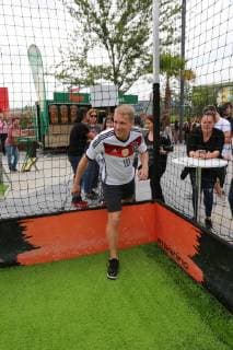 Oliver POCHER plays football against fans Vienna SCS Multiplex 15 06 2018 Oliver POCHER