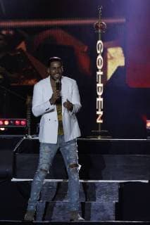 US singer Romeo Santos performs during a concert at the Foro Sol of Mexico City, Mexico, 16 June 2018, as part of his Golden Tour. Romeo Santos takes his Golden Tour to Mexico City !ACHTUNG: NUR REDAKTIONELLE NUTZUNG!  Copyright: xSashenkaxGutierrezx CMX01 20180617-636648080095052737