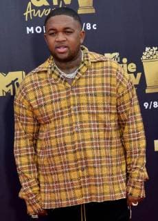 DJ Mustard attends the MTV Movie & TV Awards at the Barker Hangar in Santa Monica, California on June 16, 2018. It will be the 27th edition of the awards, and the second to jointly honor movies and television. The show will tape on Saturday, June 16th and air on Monday, June 18th.  LAP20180616301 JIMxRUYMEN