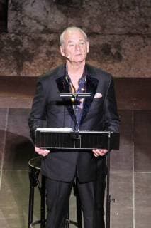 June 19, 2018 - Athens, Greece - Actor BILL MURRAY with JAN VOGLER present New Worlds at Odeon of Herodes Atticus. Athens Greece - ZUMAv62_ 20180619_zaf_v62_523 Copyright: xAristidisxVafeiadakisx
