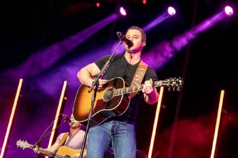 June 19, 2018 - Oshkosh, Wisconsin, U.S - EASTON CORBIN during Country USA Music Festival at Ford Festival Park in Oshkosh, Wisconsin Oshkosh U.S. - ZUMAs135 20180619_zap_s135_536 Copyright: xDanielxDeSloverx
