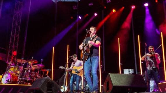 June 19, 2018 - Oshkosh, Wisconsin, U.S - EASTON CORBIN during Country USA Music Festival at Ford Festival Park in Oshkosh, Wisconsin Oshkosh U.S. - ZUMAs135 20180619_zap_s135_527 Copyright: xDanielxDeSloverx