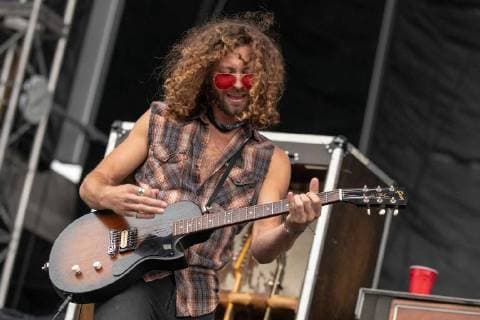 June 19, 2018 - Oshkosh, Wisconsin, U.S - ERIC STEEDLY of Lanco during Country USA Music Festival at Ford Festival Park in Oshkosh, Wisconsin Oshkosh U.S. - ZUMAs135 20180619_zap_s135_520 Copyright: xDanielxDeSloverx