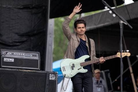 June 19, 2018 - Oshkosh, Wisconsin, U.S - CHANDLER BALDWIN of Lanco during Country USA Music Festival at Ford Festival Park in Oshkosh, Wisconsin Oshkosh U.S. - ZUMAs135 20180619_zap_s135_517 Copyright: xDanielxDeSloverx