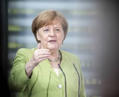 Chancellor Angela Merkel CDU at an award ceremony to the winners of the competition startsozial 2017 2018 at the Federal Chancellery in Berlin 20 06 2018 Berlin Germany Copyright: xFelixxZahnx