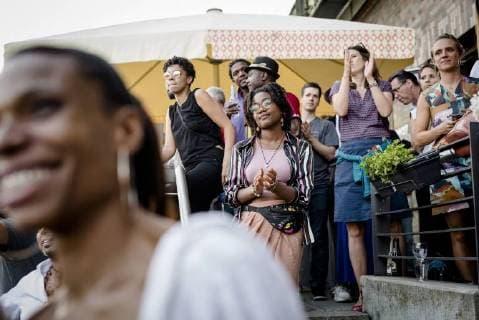 Afrikafest at Universal Music The label Afroforce1 Records celebrates New Beats of Africa Young musicians still relatively unknown in Germany show their skills at the house party of Universal Music Beats and dance are all in the blood