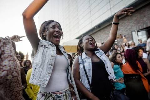 Afrikafest at Universal Music The label Afroforce1 Records celebrates New Beats of Africa Young musicians still relatively unknown in Germany show their skills at the house party of Universal Music Beats and dance are all in the blood