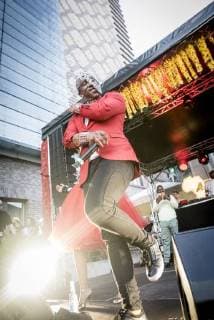 Afrikafest at Universal Music The label Afroforce1 Records celebrates New Beats of Africa Young musicians still relatively unknown in Germany show their skills at the house party of Universal Music Beats and dance are all in the blood