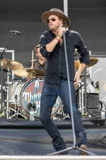June 20, 2018 - Oshkosh, Wisconsin, U.S - MICHAEL HOBBY of A Thousand Horses during Country USA Music Festival at Ford Festival Park in Oshkosh, Wisconsin Oshkosh U.S. - ZUMAs135 20180620_zap_s135_513 Copyright: xDanielxDeSloverx