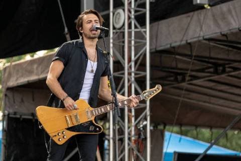 June 20, 2018 - Oshkosh, Wisconsin, U.S - ZACH BROWN of A Thousand Horses during Country USA Music Festival at Ford Festival Park in Oshkosh, Wisconsin Oshkosh U.S. - ZUMAs135 20180620_zap_s135_517 Copyright: xDanielxDeSloverx