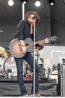 June 20, 2018 - Oshkosh, Wisconsin, U.S - MICHAEL HOBBY of A Thousand Horses during Country USA Music Festival at Ford Festival Park in Oshkosh, Wisconsin Oshkosh U.S. - ZUMAs135 20180620_zap_s135_528 Copyright: xDanielxDeSloverx