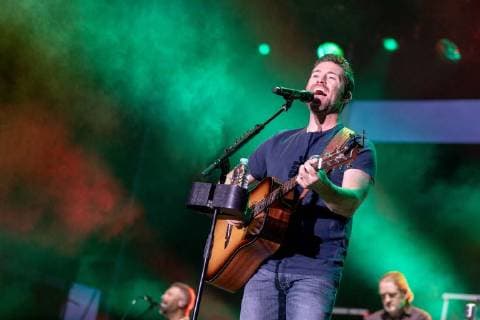 June 20, 2018 - Oshkosh, Wisconsin, U.S - Country musician JOSH TURNER during Country USA Music Festival at Ford Festival Park in Oshkosh, Wisconsin Oshkosh U.S. - ZUMAs135 20180620_zap_s135_536 Copyright: xDanielxDeSloverx