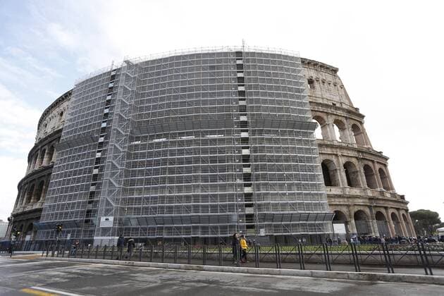 Rom, Italien, 03.01. 2014 Das Kolosseum in Rom Italien *** Rome Italy 03.01.2014 The Coliseum in Rome Italy