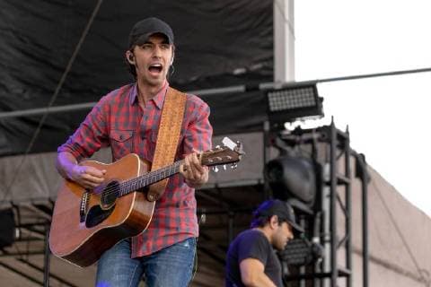 June 21, 2018 - Oshkosh, Wisconsin, U.S - MORGAN DANIEL MO PITNEY during Country USA Music Festival at Ford Festival Park in Oshkosh, Wisconsin Oshkosh U.S. - ZUMAs135 20180621_zap_s135_507 Copyright: xDanielxDeSloverx