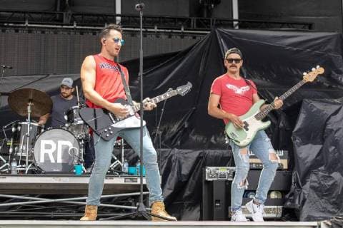 June 21, 2018 - Oshkosh, Wisconsin, U.S - RUSSELL DICKERSON during Country USA Music Festival at Ford Festival Park in Oshkosh, Wisconsin Oshkosh U.S. - ZUMAs135 20180621_zap_s135_512 Copyright: xDanielxDeSloverx
