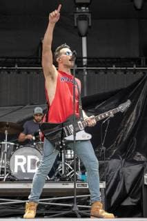 June 21, 2018 - Oshkosh, Wisconsin, U.S - RUSSELL DICKERSON during Country USA Music Festival at Ford Festival Park in Oshkosh, Wisconsin Oshkosh U.S. - ZUMAs135 20180621_zap_s135_516 Copyright: xDanielxDeSloverx