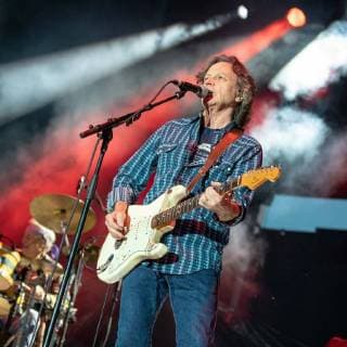 June 21, 2018 - Oshkosh, Wisconsin, U.S - JEFF HANNA of The Nitty Gritty Dirt Band during Country USA Music Festival at Ford Festival Park in Oshkosh, Wisconsin Oshkosh U.S. - ZUMAs135 20180621_zap_s135_525 Copyright: xDanielxDeSloverx