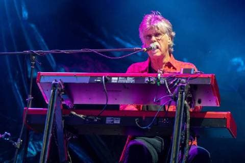 June 21, 2018 - Oshkosh, Wisconsin, U.S - BOB CARPENTER of The Nitty Gritty Dirt Band during Country USA Music Festival at Ford Festival Park in Oshkosh, Wisconsin Oshkosh U.S. - ZUMAs135 20180621_zap_s135_532 Copyright: xDanielxDeSloverx