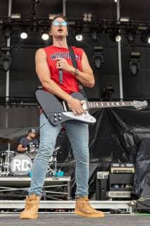June 21, 2018 - Oshkosh, Wisconsin, U.S - RUSSELL DICKERSON during Country USA Music Festival at Ford Festival Park in Oshkosh, Wisconsin Oshkosh U.S. - ZUMAs135 20180621_zap_s135_538 Copyright: xDanielxDeSloverx