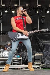 June 21, 2018 - Oshkosh, Wisconsin, U.S - RUSSELL DICKERSON during Country USA Music Festival at Ford Festival Park in Oshkosh, Wisconsin Oshkosh U.S. - ZUMAs135 20180621_zap_s135_539 Copyright: xDanielxDeSloverx