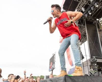 June 21, 2018 - Oshkosh, Wisconsin, U.S - RUSSELL DICKERSON during Country USA Music Festival at Ford Festival Park in Oshkosh, Wisconsin Oshkosh U.S. - ZUMAs135 20180621_zap_s135_552 Copyright: xDanielxDeSloverx