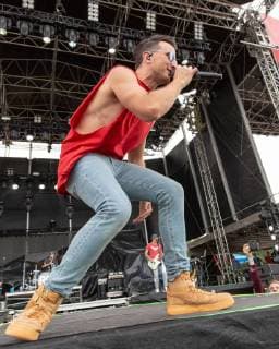 June 21, 2018 - Oshkosh, Wisconsin, U.S - RUSSELL DICKERSON during Country USA Music Festival at Ford Festival Park in Oshkosh, Wisconsin Oshkosh U.S. - ZUMAs135 20180621_zap_s135_549 Copyright: xDanielxDeSloverx
