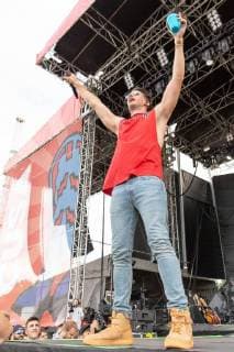 June 21, 2018 - Oshkosh, Wisconsin, U.S - RUSSELL DICKERSON during Country USA Music Festival at Ford Festival Park in Oshkosh, Wisconsin Oshkosh U.S. - ZUMAs135 20180621_zap_s135_551 Copyright: xDanielxDeSloverx
