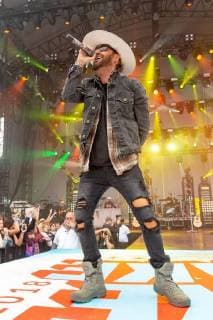 June 22, 2018 - Chicago, Illinois, U.S - PRESTON BRUST of LoCash during Country LakeShake Music Festival at Huntington Bank Pavilion at Northerly Island in Chicago, Illinois Chicago U.S. - ZUMAs135 20180622_zap_s135_541 Copyright: xDanielxDeSloverx
