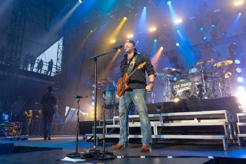 June 22, 2018 - Chicago, Illinois, U.S - LEE BRICE during Country LakeShake Music Festival at Huntington Bank Pavilion at Northerly Island in Chicago, Illinois Chicago U.S. - ZUMAs135 20180622_zap_s135_561 Copyright: xDanielxDeSloverx