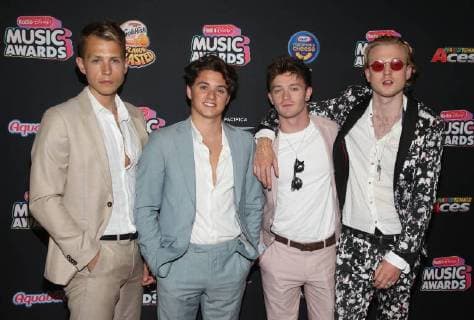 HOLLYWOOD, CA - JUNE 22: The Vamps, at the 2018 Radio Disney Music Awards at the Dolby Theatre in Hollywood, California on June 22, 2018. Copyright: xFayexSadoux