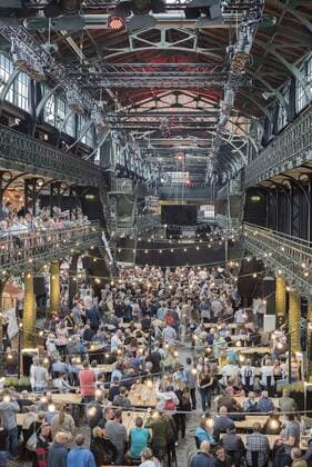 Fish market in Hamburg former fish auction hall on the Hamburg fish market from the inside 17 6 u200b u200b2018