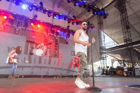 June 24, 2018 - Chicago, Illinois, U.S - DYLAN SCOTT during Country LakeShake Music Festival at Huntington Bank Pavilion at Northerly Island in Chicago, Illinois Chicago U.S. - ZUMAs135 20180624_zap_s135_550 Copyright: xDanielxDeSloverx