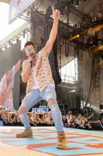 June 24, 2018 - Chicago, Illinois, U.S - Country musician RUSSELL DICKERSON during Country LakeShake Music Festival at Huntington Bank Pavilion at Northerly Island in Chicago, Illinois Chicago U.S. - ZUMAs135 20180624_zap_s135_537 Copyright: xDanielxDeSloverx