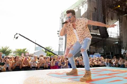 June 24, 2018 - Chicago, Illinois, U.S - Country musician RUSSELL DICKERSON during Country LakeShake Music Festival at Huntington Bank Pavilion at Northerly Island in Chicago, Illinois Chicago U.S. - ZUMAs135 20180624_zap_s135_536 Copyright: xDanielxDeSloverx