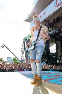 June 24, 2018 - Chicago, Illinois, U.S - Country musician RUSSELL DICKERSON during Country LakeShake Music Festival at Huntington Bank Pavilion at Northerly Island in Chicago, Illinois Chicago U.S. - ZUMAs135 20180624_zap_s135_526 Copyright: xDanielxDeSloverx