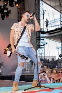 June 24, 2018 - Chicago, Illinois, U.S - Country musician RUSSELL DICKERSON during Country LakeShake Music Festival at Huntington Bank Pavilion at Northerly Island in Chicago, Illinois Chicago U.S. - ZUMAs135 20180624_zap_s135_504 Copyright: xDanielxDeSloverx