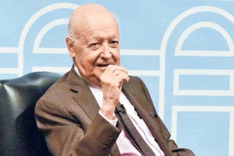 June 24, 2018 - Madrid, Madrid, Spain - EUM20180624CUL04.JPG .CIUDAD DE MEXICO. WriterEscritor- Jorge Edwards.- 24 de junio de 2018. Jorge Edwards (en imagen de mayo de 2017), escritor chileno, diplomatico y Premio Cervantes 1999, publica el segundo tomo de sus memorias Foto: Archivo Agencia EL UNIVERSALEELG Madrid Spain *** June 24 2018 Madrid Madrid Spain EUM20180624CUL04 JPG CITY OF MEXICO Writer Writer Jorge Edwards June 24, 2018 Jorge Edwards in May 2017 image diplomatic Chilean writer and Cervantes Prize 1999 publishes the second volume of his memoirs Photo Archive Agency EL UNIVERSALEELG Madrid Spain  - ZUMAu78_ 20180624_zaf_u78_560 Copyright: xElxUniversalx